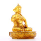 A solemn gilt bronze statue of Bodhisattva