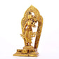 A solemn gilt bronze statue of Tara