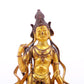 A serene gilt bronze statue of Bodhisattva