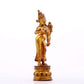 A serene gilt bronze statue of Tara