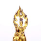 A serene gilt bronze statue of Bodhisattva