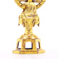 A serene gilt bronze statue of Bodhisattva