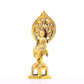 A serene gilt bronze statue of Bodhisattva