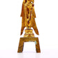 A serene gilt bronze statue of Bodhisattva