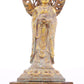 A serene alloy bronze statue of Gautama Buddha