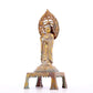 A serene alloy bronze statue of Gautama Buddha