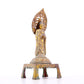 A serene alloy bronze statue of Gautama Buddha