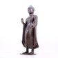 A solemn alloy bronze statue of Gautama Buddha