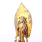 A serene gilt bronze statue of Bodhisattva