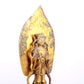 A serene gilt bronze statue of Bodhisattva