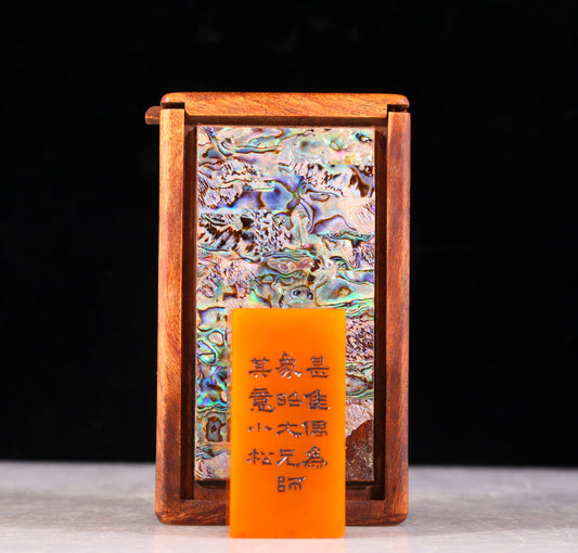 An exquisite Tianhuang stone seal