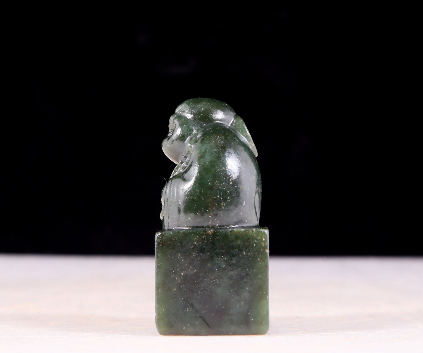 An exquisite jasper Maitreya seal