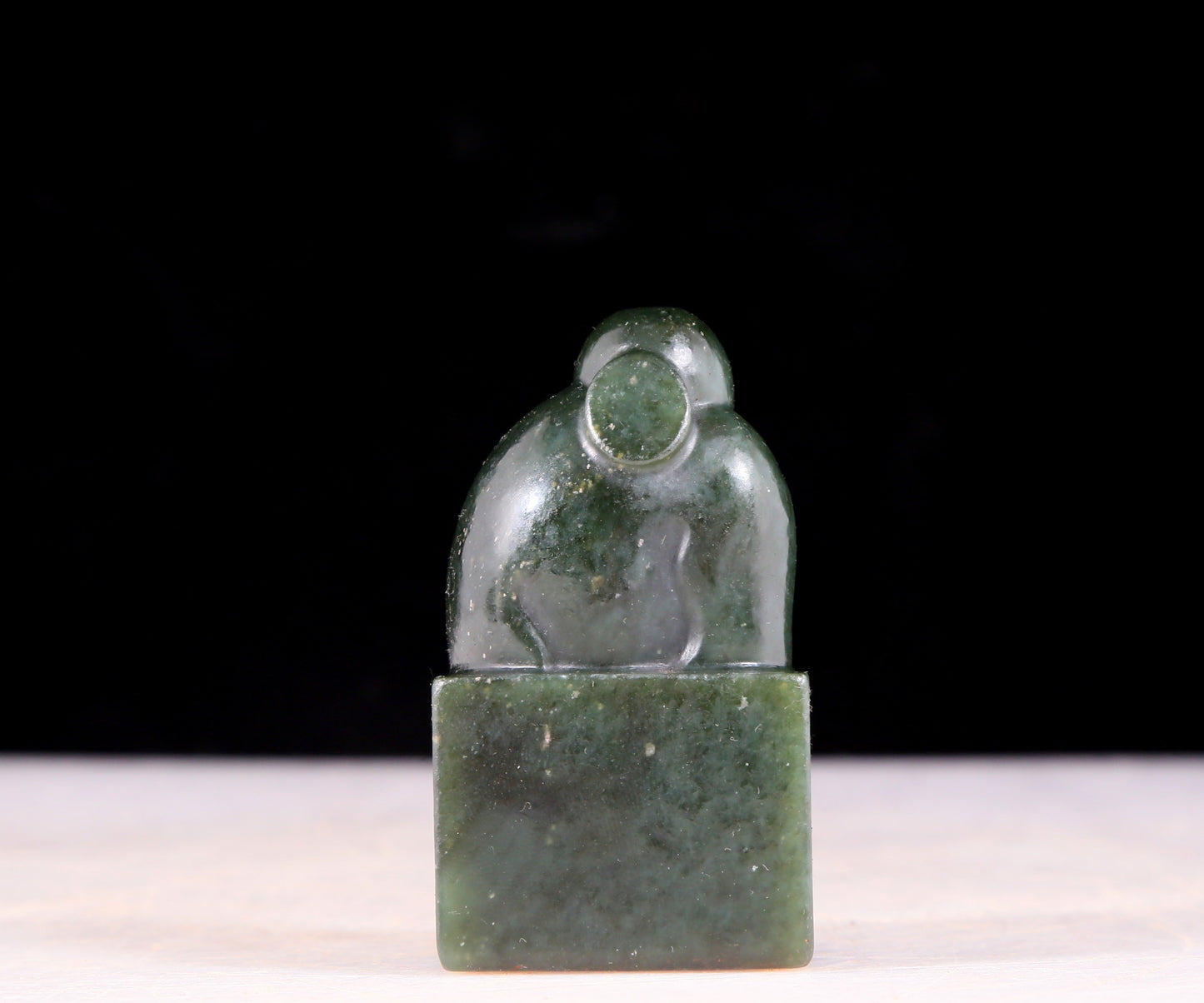 An exquisite jasper Maitreya seal