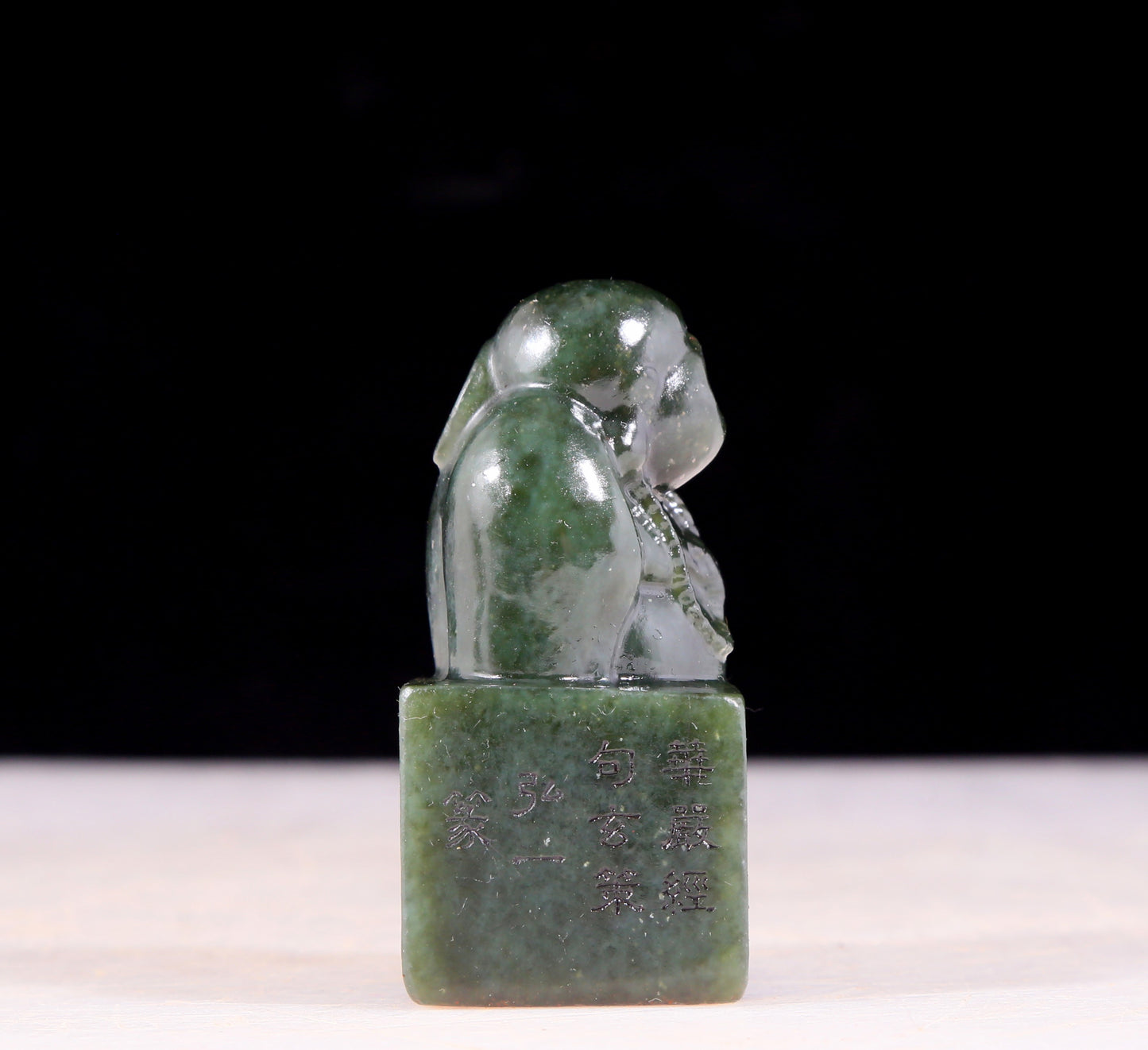 An exquisite jasper Maitreya seal