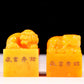 A set of exquisite Tianhuang stone seals with auspicious animal patterns