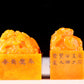 A set of exquisite Tianhuang stone seals with auspicious animal patterns