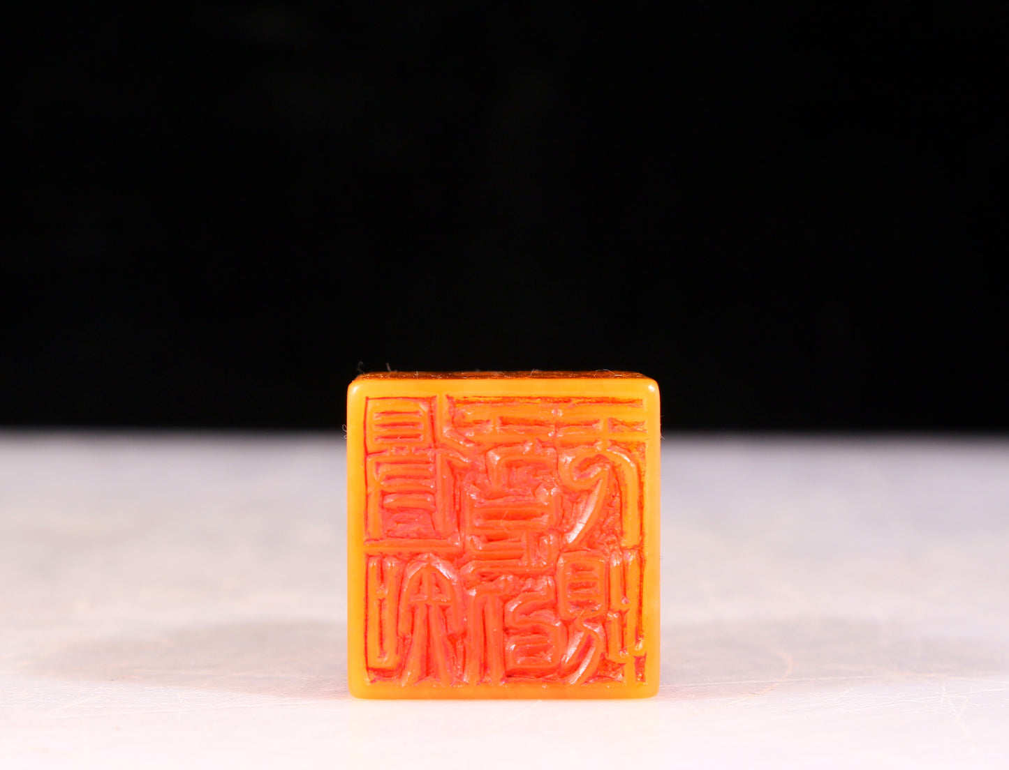 An exquisite Tianhuang stone horse seal