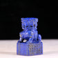 A fine lapis lazuli lion seal