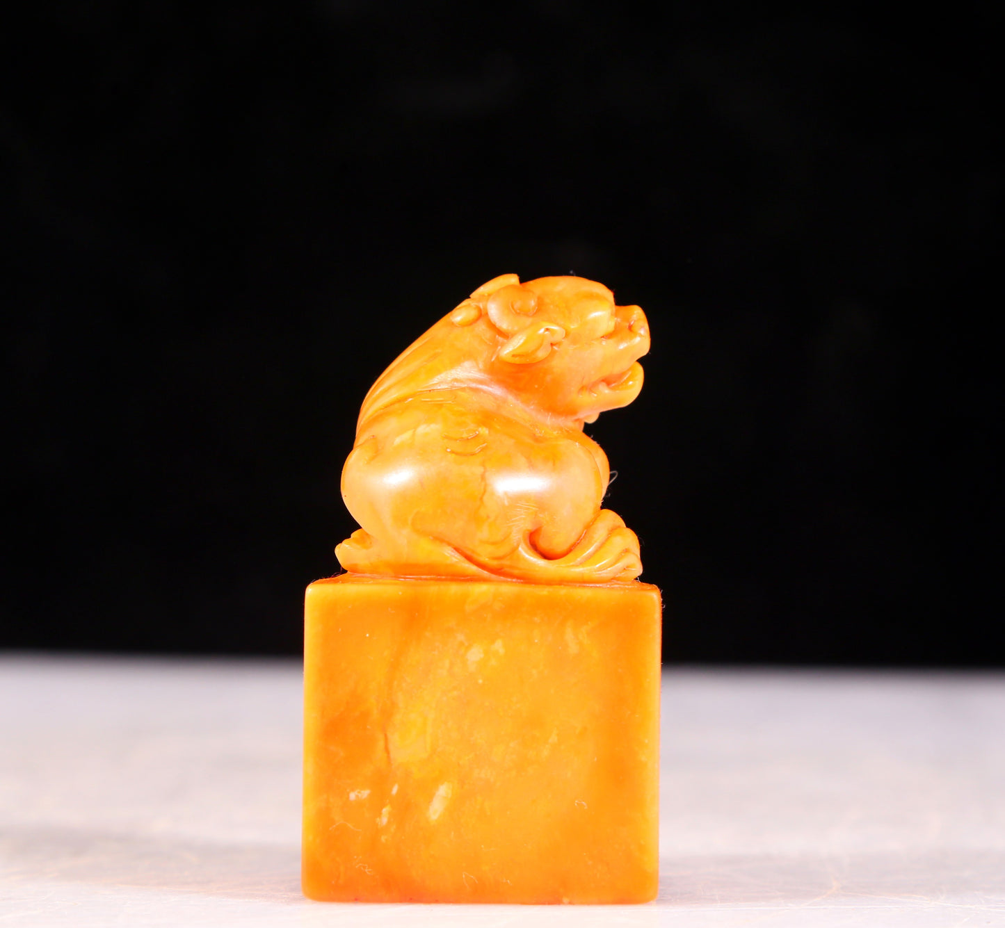 An exquisite Tianhuang stone auspicious animal seal