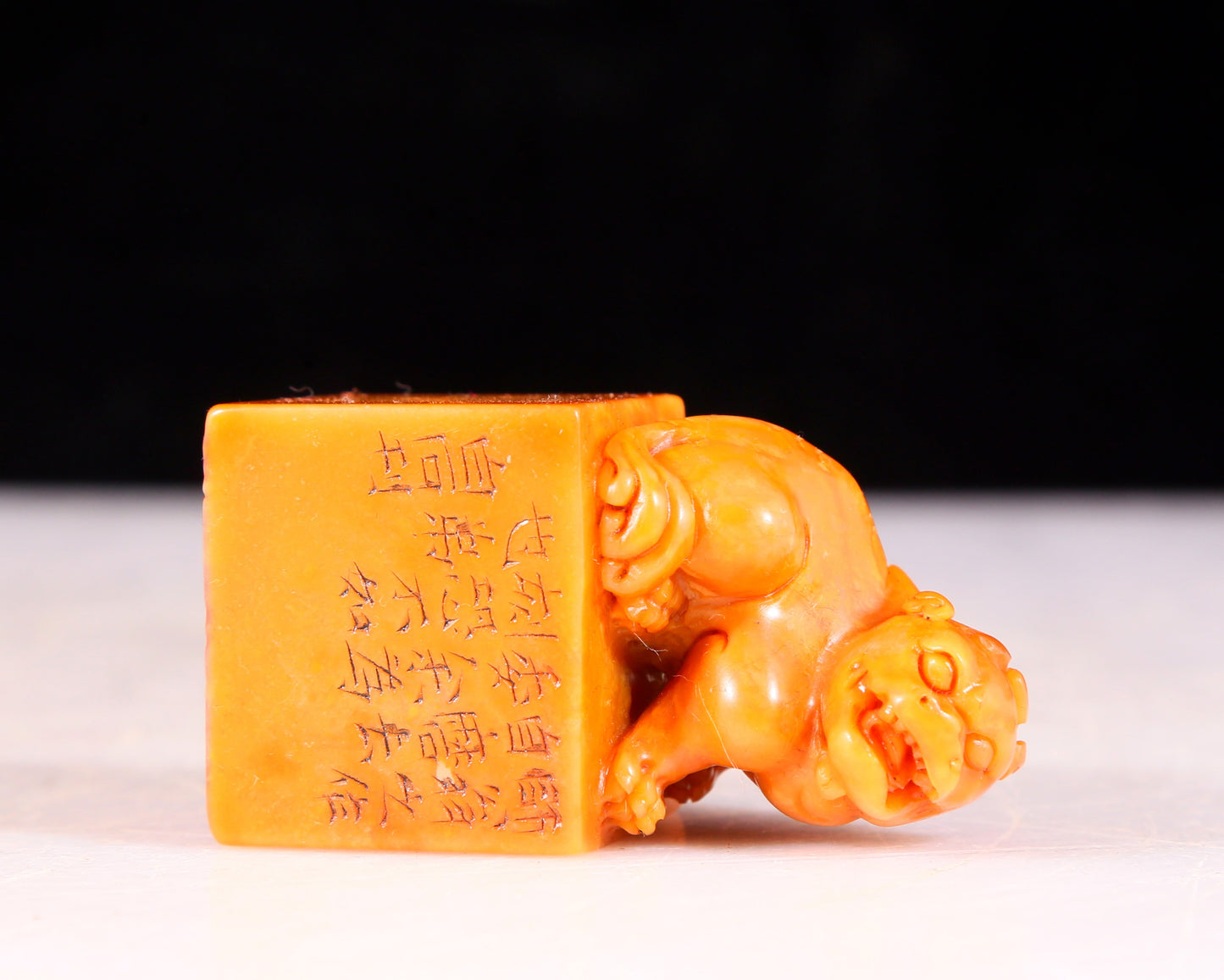 An exquisite Tianhuang stone auspicious animal seal