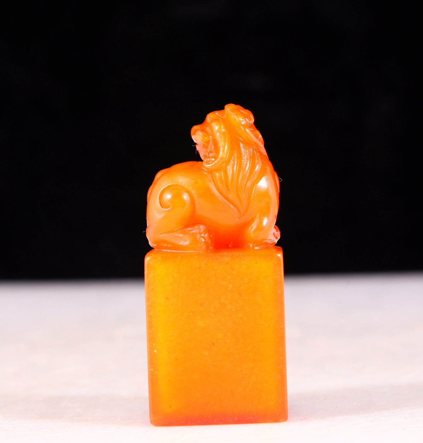 An exquisite Tianhuang stone auspicious animal seal