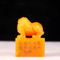 An exquisite Tianhuang stone auspicious animal seal