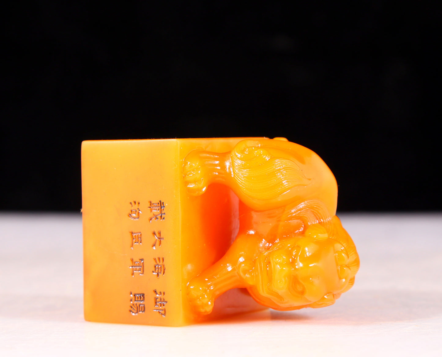 An exquisite Tianhuang stone auspicious animal seal