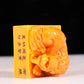 An exquisite Tianhuang stone lion seal