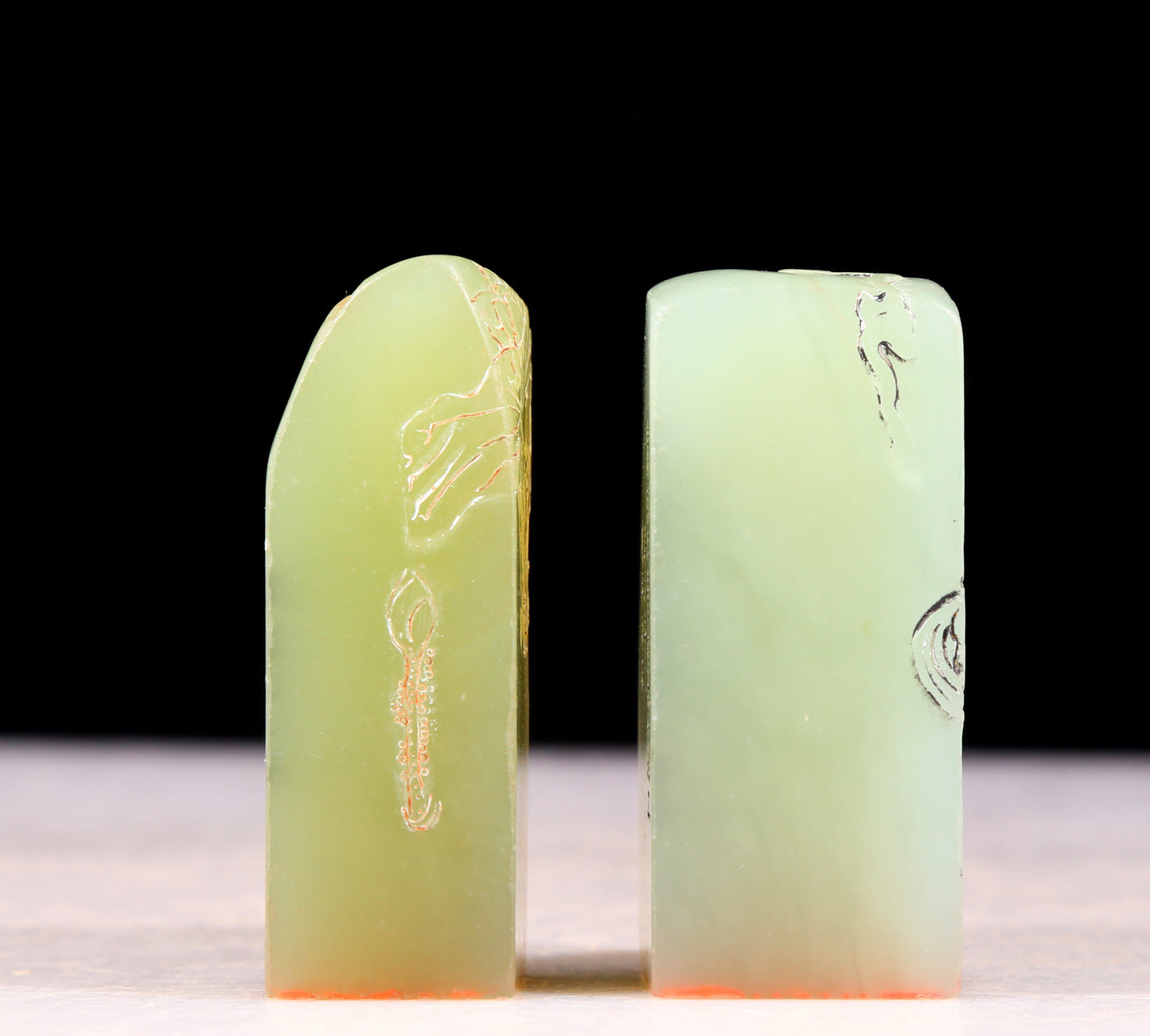 A set of exquisite Shoushan stone seals