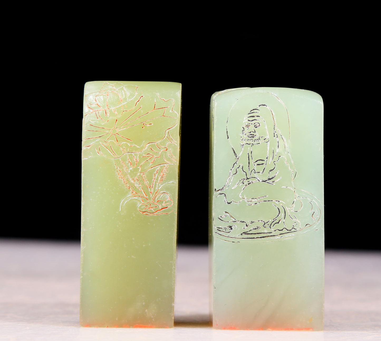 A set of exquisite Shoushan stone seals