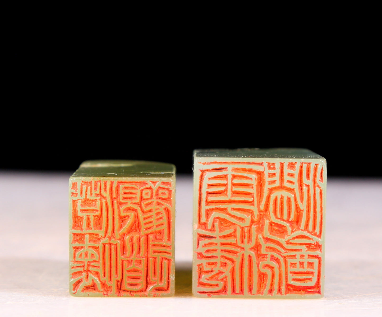 A set of exquisite Shoushan stone seals