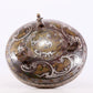 Wonderful Bronze Gold& Silver-Inlaid 'Auspicious Beast& Auspicious Cloud' Tripod Jar And Cover