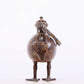 An exquisite bronze inlaid gold and silver duck-shaped ewer