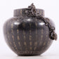 A Wonderful Bronze Gold& Silver-Inlaid Jar With Inscriptions