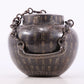 A Wonderful Bronze Gold& Silver-Inlaid Jar With Inscriptions