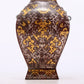 A Wonderful Bronze Gold& Silver-Inlaid 'Dragon' Beast-Handled Vase