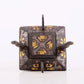 A Wonderful Bronze Gold& Silver-Inlaid 'Dragon' Beast-Handled Vase