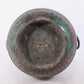 A Wonderful Bronze Silver-Inlaid Beast-Handled Vase With Inscriptions