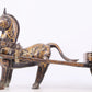 An exquisite bronze inlaid gold and silver carriage ornament