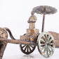 An exquisite bronze inlaid gold and silver carriage ornament