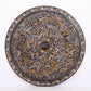 An exquisite bronze inlaid gold and silver mirror with auspicious animal patterns