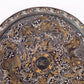 An exquisite bronze inlaid gold and silver mirror with auspicious animal patterns