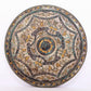 An exquisite bronze inlaid gold and silver round mirror with auspicious animal patterns