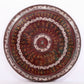 An exquisite bronze inlaid gold and silver auspicious cloud pattern round mirror