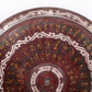 An exquisite bronze inlaid gold and silver auspicious cloud pattern round mirror