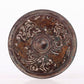 An exquisite bronze inlaid gold and silver round mirror with auspicious animal patterns