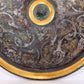 A Magnificent Bronze Gold& Silver-Mounted 'Auspicious Beast' Mirror