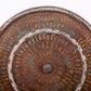 An exquisite bronze inlaid gold and silver Ruyi pattern round mirror