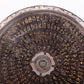 An exquisite bronze inlaid gold and silver Ruyi pattern round mirror