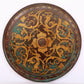 An exquisite bronze inlaid gold and silver round mirror with auspicious animal patterns